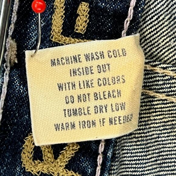 Ezra Fitch Abercrombie Y2K Jeans Womens 29 Blue Bootcut Low Rise Retro Classic - Picture 14 of 15